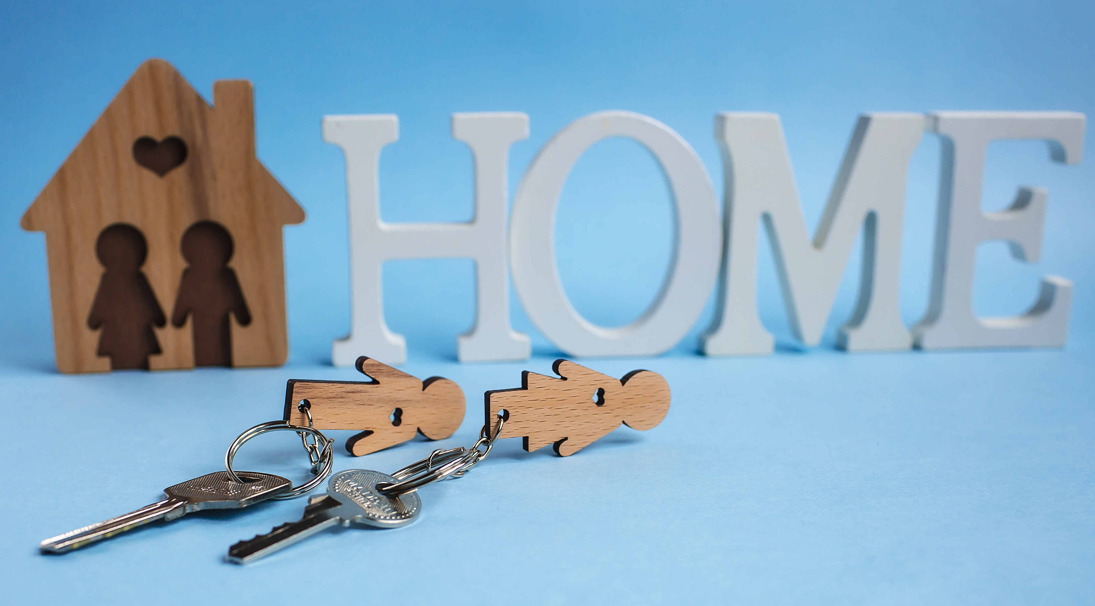 Buying A Home - Wood image with keys. Buying A Home - Wood image with keys.